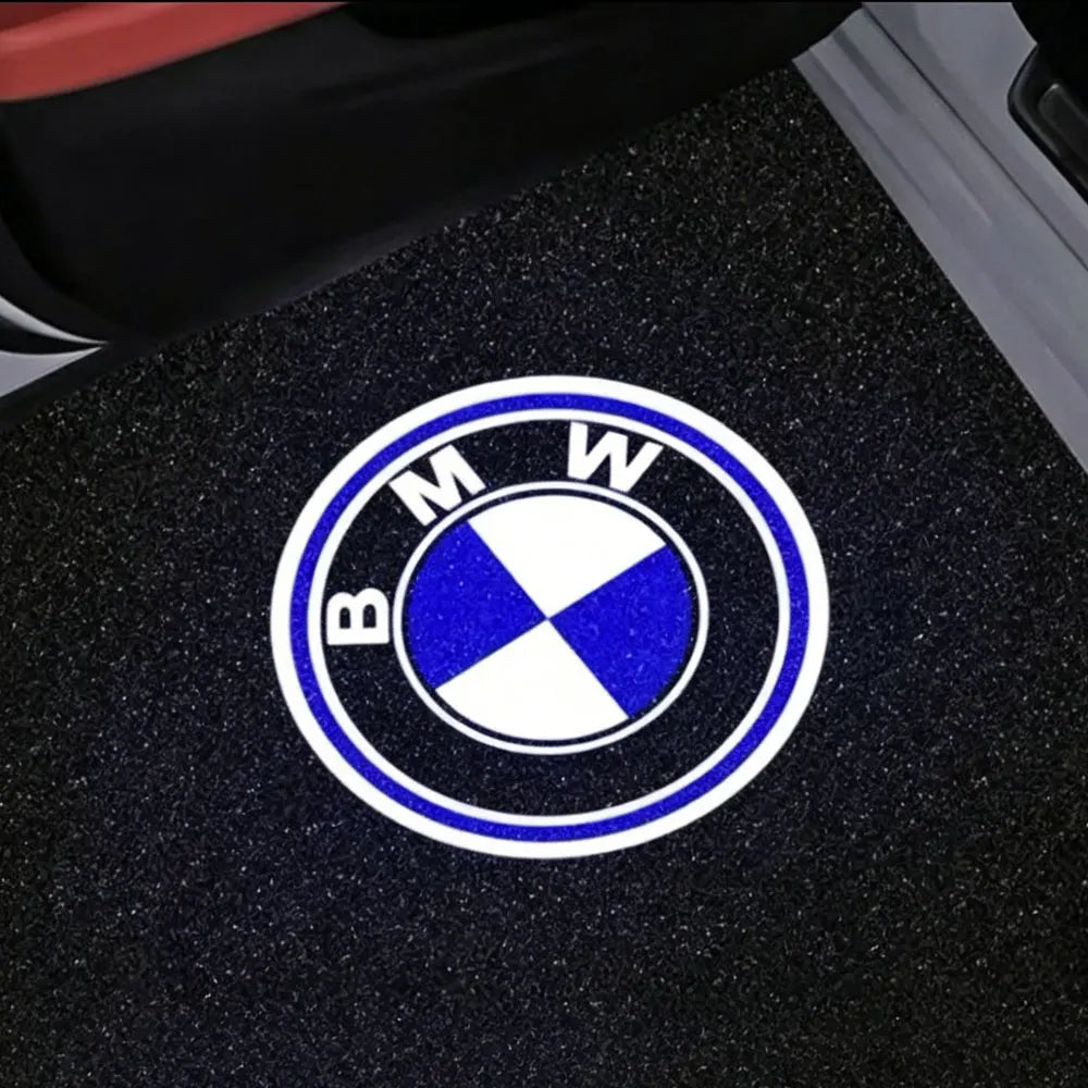 2Pcs Car Door logo Projector Lamps Welcome Light Accessories For Logo BMW M E90 E60 F18 E46 F30 F20 M2 M5 M3 E87 M4 X3 X5 X1