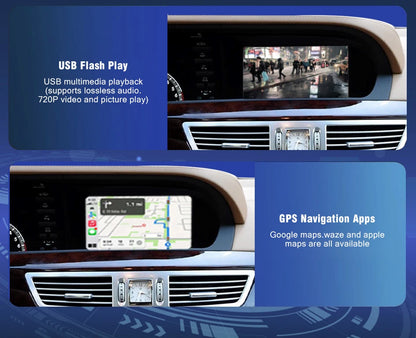 واجهة CarPlay وAndroid Auto لاسلكية لمرسيدس S-Class (W221)