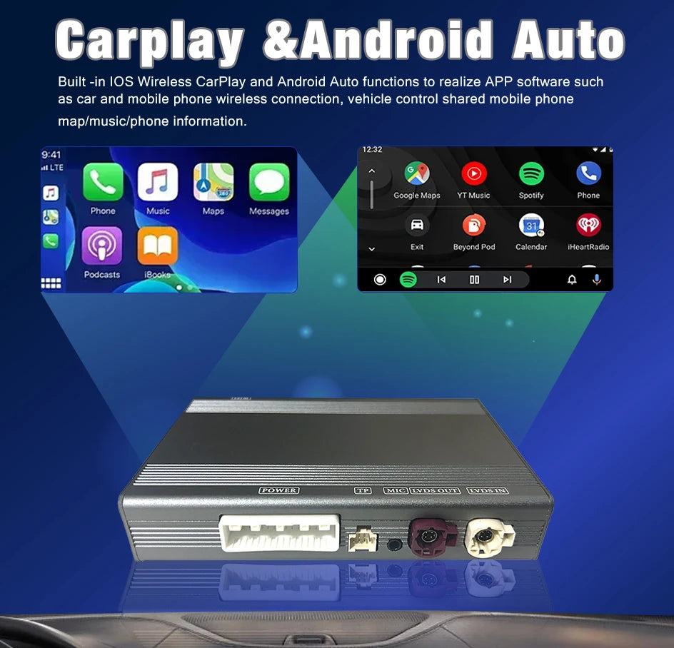 واجهة CarPlay وAndroid Auto لاسلكية لمرسيدس S-Class (W221)