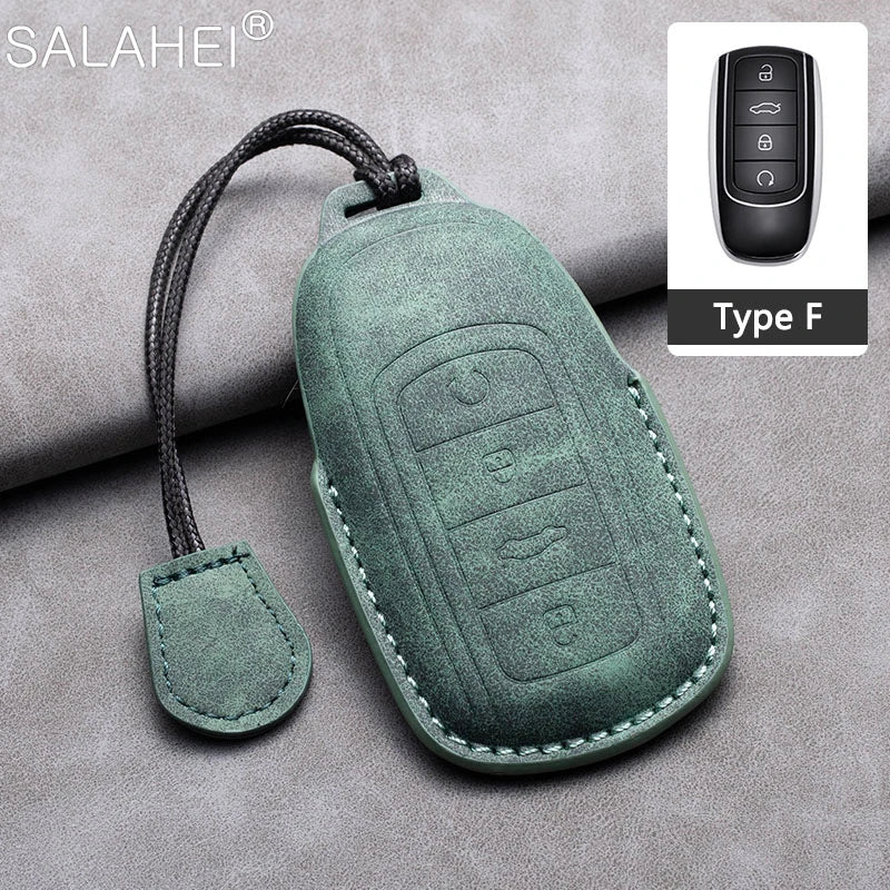 غطاء مفتاح جلدي لشيري تيجو