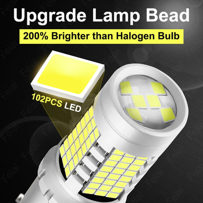 LED Reverse Light For Toyota Land Cruiser Prado 120 150 2002-2008 2009 2010 2011 2012 2013 2014 2015 2016-2021 Reversing Bulbs
