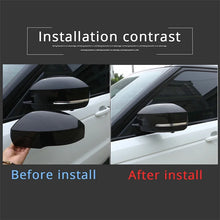 ABS Carbon Fiber For Range Rover Sport L494 2014-2017 ABS Plastic Side Rearview Mirror Cover Trim For Land Rover Discovery 4 5