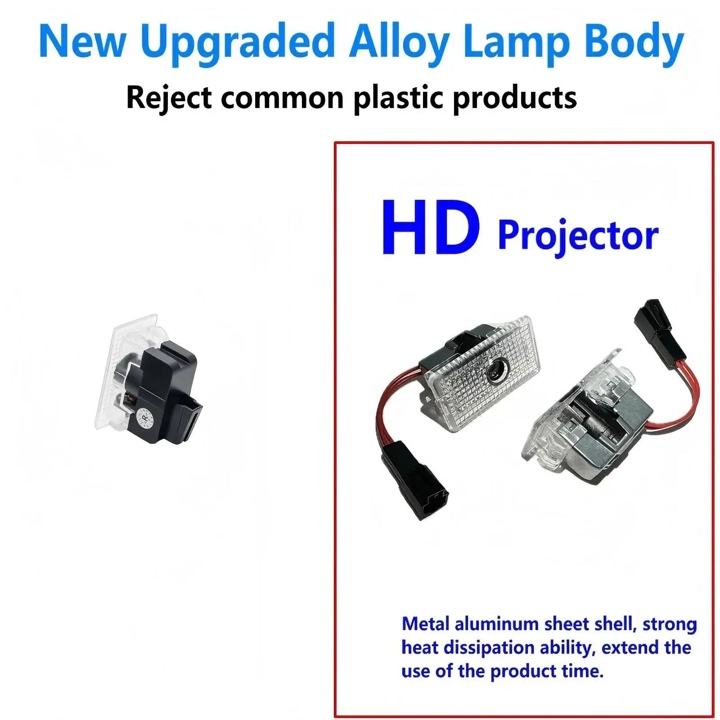 إضاءة شعار LED للأبواب لتسلا