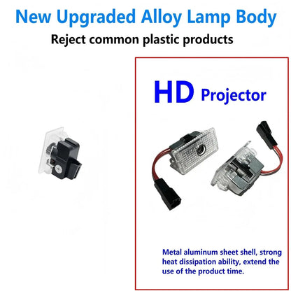 إضاءة شعار LED للأبواب لتسلا