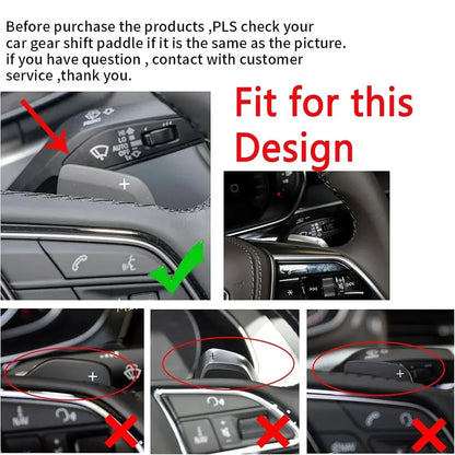 مبدلات ناقل الحركة (Paddle Shift) لأودي A3 / A6 / S6 / A7 / S7 / A8 / Q8 / e-tron (2019-2024) – امتداد DSG للمقود