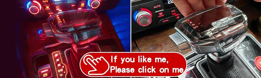 مقبض قير LED لأودي