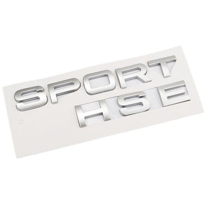 3D ABS Logo Sport HSE Emblem Letters Car Trunk Badge For Land Rover Range Rover L320 Discovery Sport HSE Sticker Accessories
