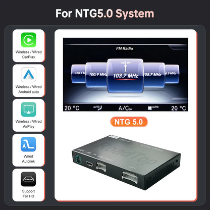 واجهة CarPlay لاسلكية لمرسيدس S-Class (W222)