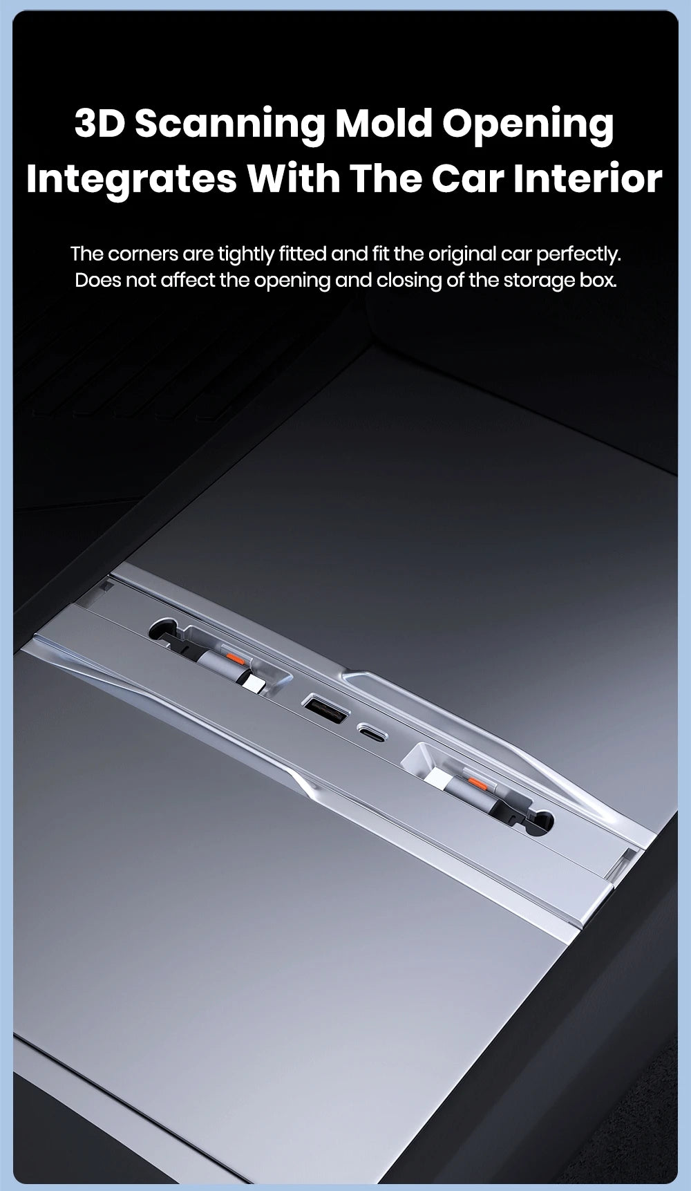 شاحن USB-C بقدرة 54 واط لتسلا موديل Y Juniper / موديل 3 Highland