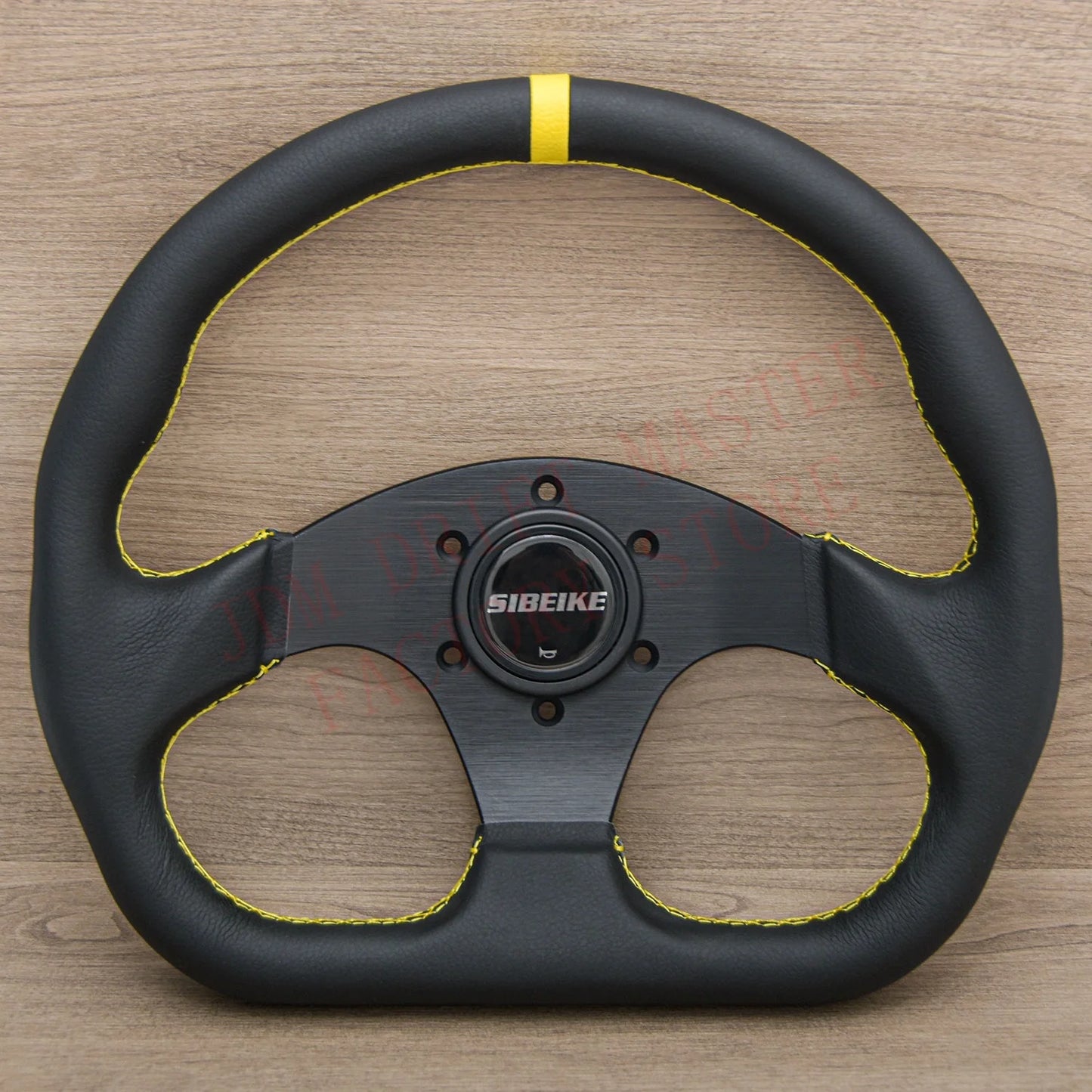مقود رياضي SIBEIKE بتصميم D شمواه – 13 إنش (320 مم) JDM