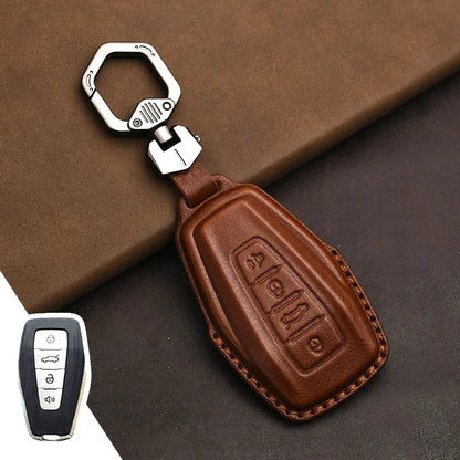 غطاء مفتاح جلدي لـ Geely Coolray