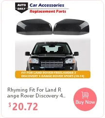 Rhyming Side Rearview Mirror Cover For Land Rover Freelander 2 Discovery 4 LR4 LR2 Range Rover Sport 2010-2014 LR019961 LR015056