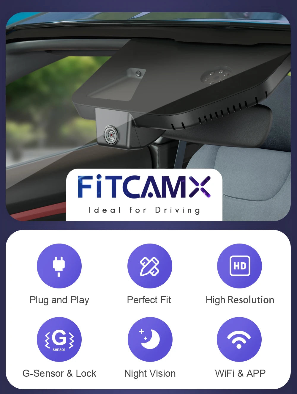 كاميرا داش كام 4K مدمجة لتويوتا لاندكروزر LC300 ولكزس LX570 / LX600 / LX700h