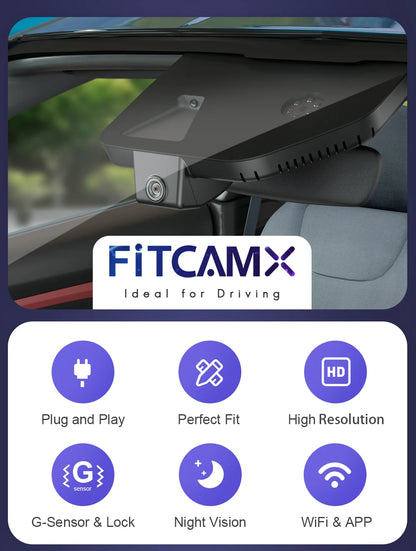 كاميرا داش كام 4K مدمجة لتويوتا لاندكروزر LC300 ولكزس LX570 / LX600 / LX700h
