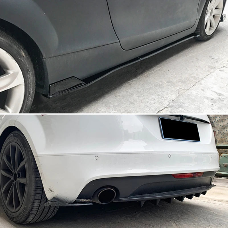 طقم بودي كت لأودي TT / TTRS (2004-2019) – فرونت ليب، سايد سكيرت، زعانف جانبية وملحقات ABS