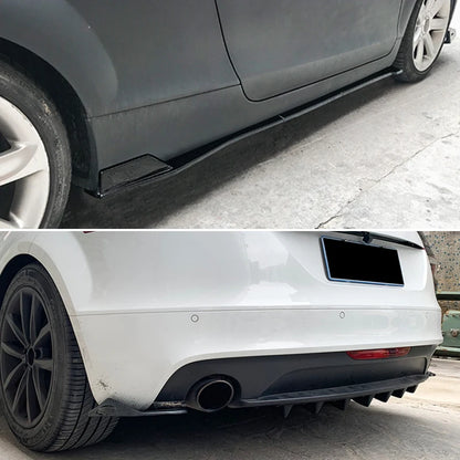 طقم بودي كت لأودي TT / TTRS (2004-2019) – فرونت ليب، سايد سكيرت، زعانف جانبية وملحقات ABS