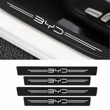 حماية عتبات الأبواب بنقشة الكاربون لـ BYD