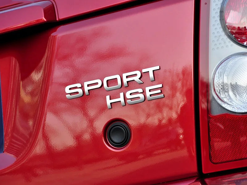 3D ABS Logo Sport HSE Emblem Letters Car Trunk Badge For Land Rover Range Rover L320 Discovery Sport HSE Sticker Accessories