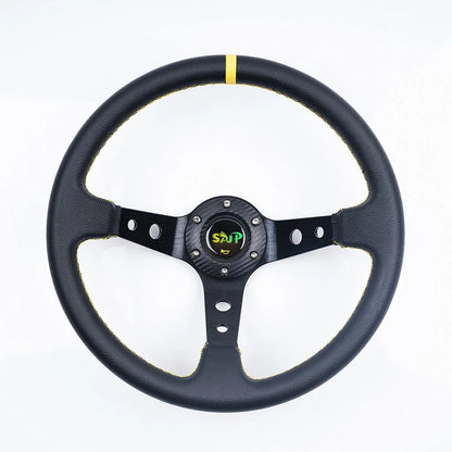 مقود رياضي عالمي 14 إنش (350 مم) شمواه أو PVC – Deep Dish للدرفت والسباقات