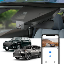 كاميرا داش كام 4K مدمجة لتويوتا لاندكروزر LC300 ولكزس LX570 / LX600 / LX700h