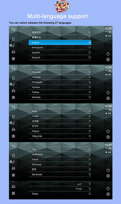 شاشة أندرويد 14 مقاس 10.25 إنش لرنج روفر سبورت L494 (2014-2017)