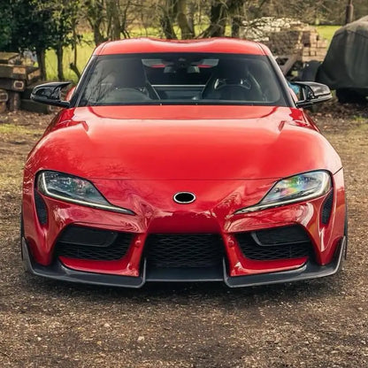 سبويلر أمامي AD Style لتويوتا سوبرا A90 / A91 MK5 (2020-2026) – فرونت ليب، سبلتر وديفيوزر أمامي 3 قطع ABS