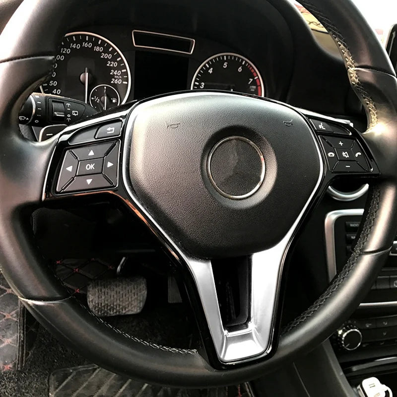 إطار ديكوري للمقود لمرسيدس بنز A / B / C / E / CLA / CLS / GLA / GLK (W176 / W246 / W204 / W207) – ABS