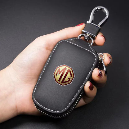 غطاء مفتاح جلدي لسيارات MG