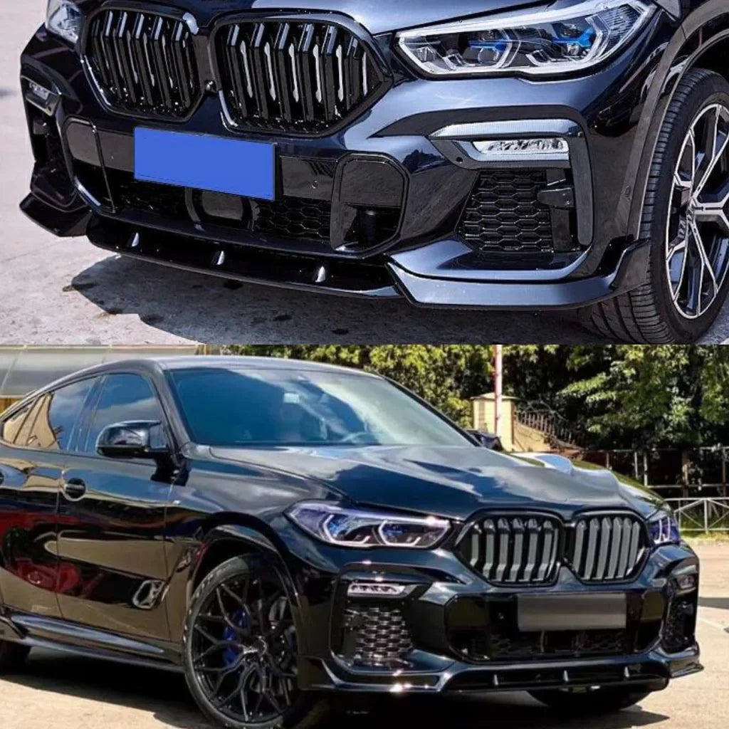سبويلر أمامي لبي إم دبليو X6 G06 M Sport (2020-2023) – فرونت ليب، ديفيوزر أمامي وسبلتر