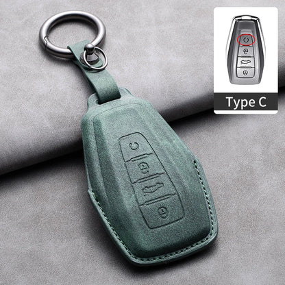 غطاء مفتاح جلدي لـ Geely Coolray