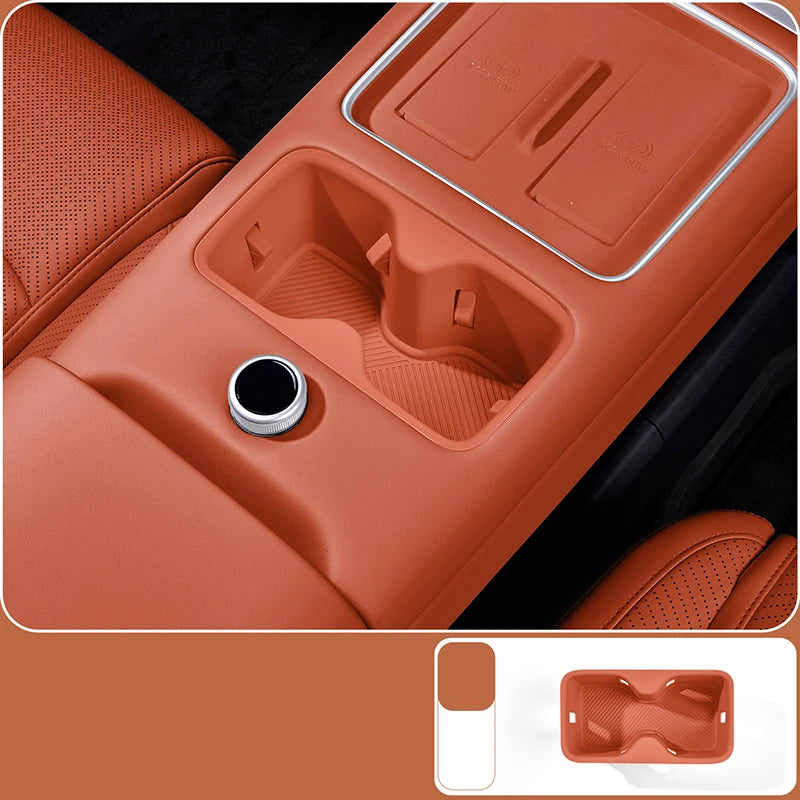 بطانات سيليكون للكونسول الأوسط وحاملات الأكواب لـ BYD Leopard 7