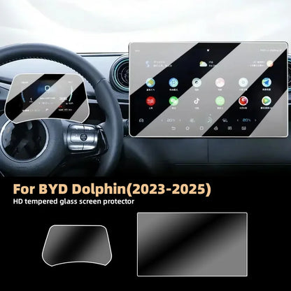 حماية زجاج الشاشة والعدادات لـ BYD Dolphin