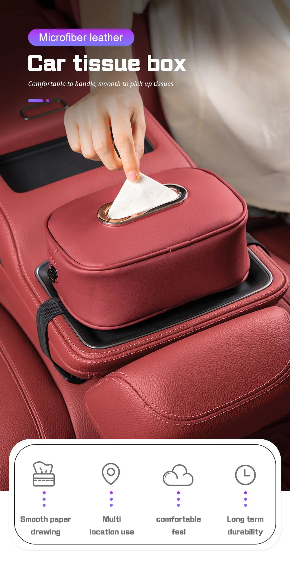 منظم تخزين خلف المقعد لـ BAIC Jishi 01