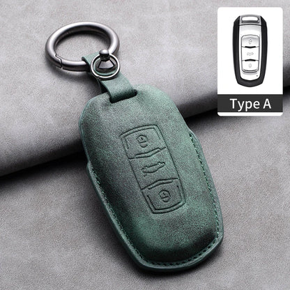 غطاء مفتاح جلدي لـ Geely Coolray