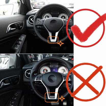 إطار ديكوري للمقود لمرسيدس بنز A / B / C / E / CLA / CLS / GLA / GLK (W176 / W246 / W204 / W207) – ABS