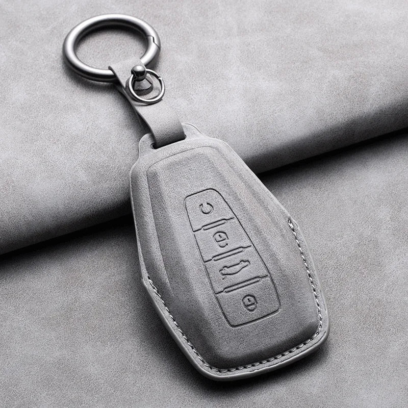 غطاء مفتاح جلدي لـ Geely Coolray