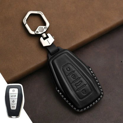 غطاء مفتاح جلدي لـ Geely Coolray