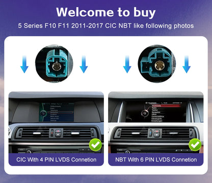 شاشة أندرويد لسيارات BMW الفئة الخامسة (F10/F11)