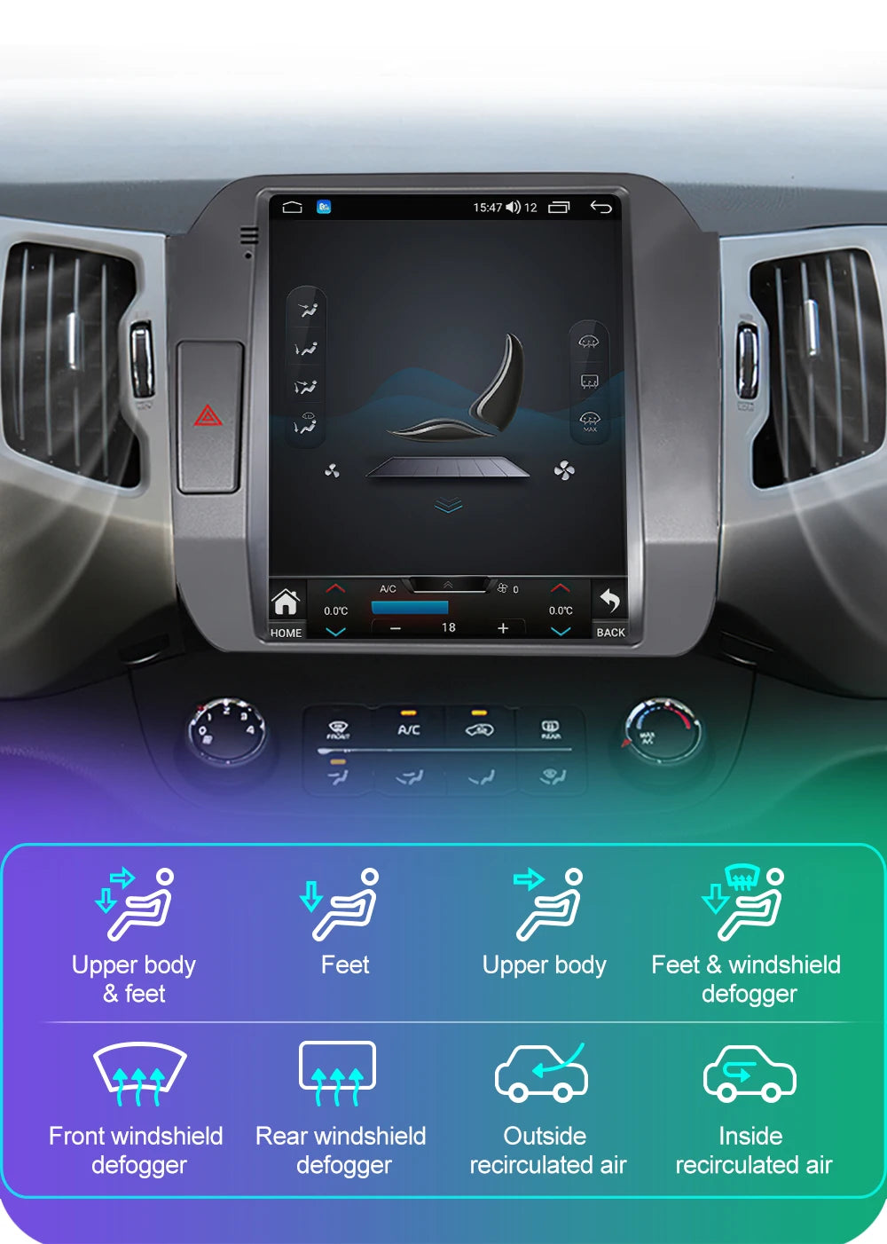 شاشة Tesla Style لكيا سبورتاج (2010-2016)