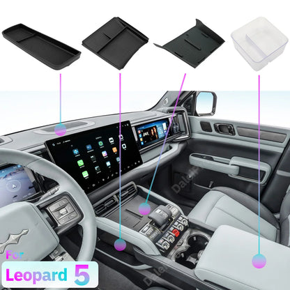 بطانات سيليكون للكونسول الأوسط لـ BYD Leopard 8