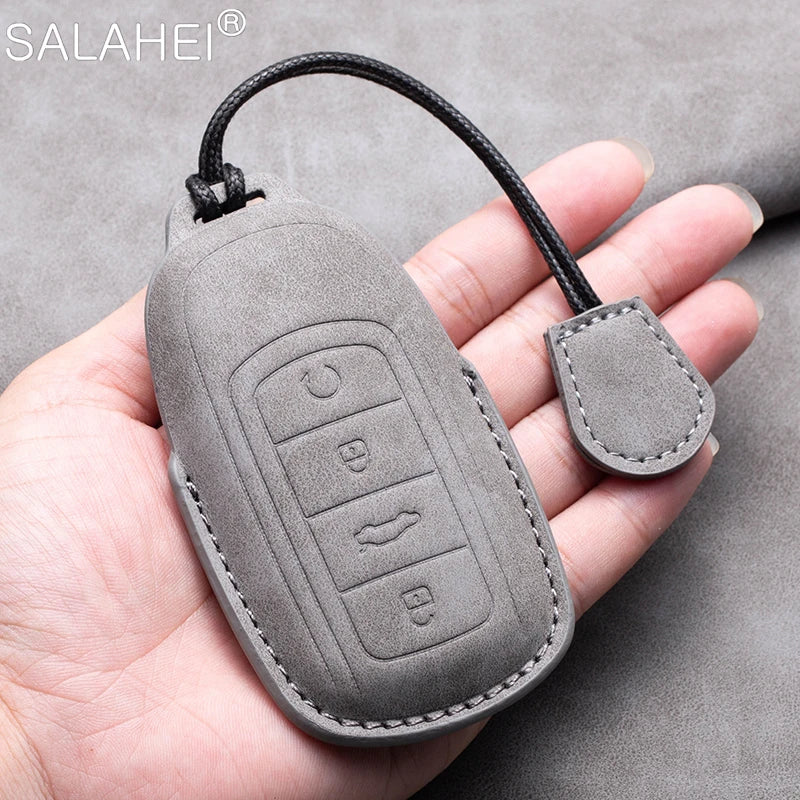 غطاء مفتاح جلدي لشيري تيجو