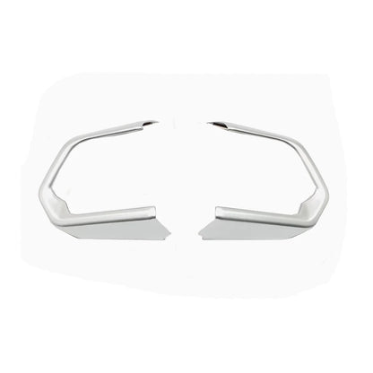 Car Steering Wheel Covers Trim Sticker For Toyota Land Cruiser 300 LC300 2021 2022 2023 Silver/Carbon Fiber Accessories