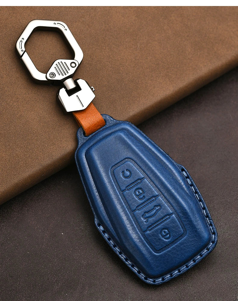 غطاء مفتاح جلدي لـ Geely Coolray