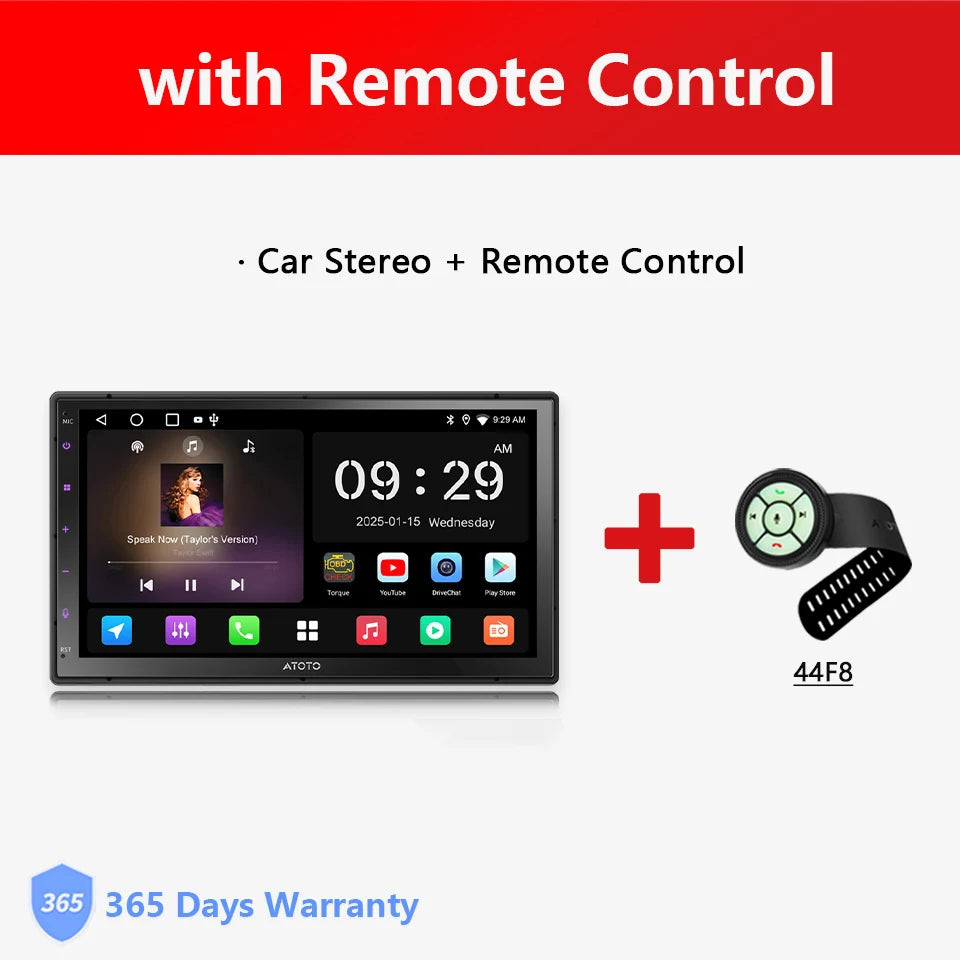 شاشة أندرويد 7 إنش للسيارة مع Apple CarPlay وAndroid Auto