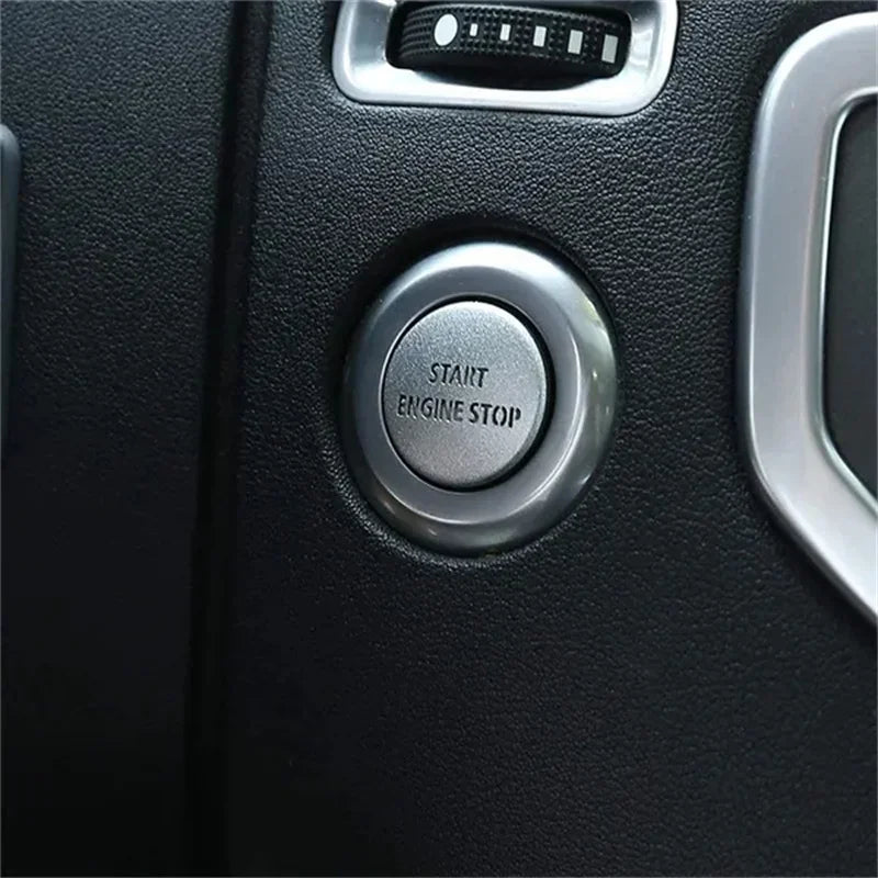 For Land Rover Discovery 4/Land Rover Range Rover 1pc Aluminum Alloy One-Key Start Button Cover Trim