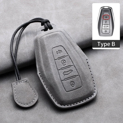 غطاء مفتاح جلدي لـ Geely Coolray
