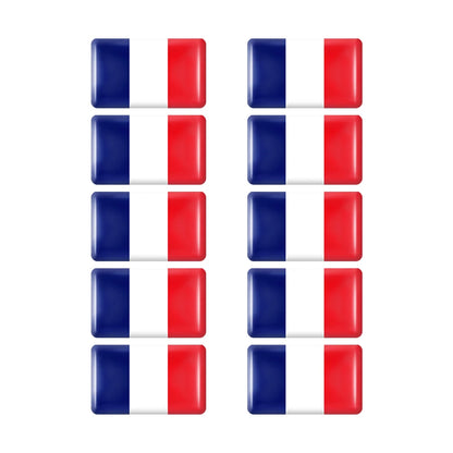 10pcs Epoxy UK United Kingdom Flag Sticker Car Interior Decoration Decal for Jaguar XE XF XJ Land Rover Range Rover Evoque Badge