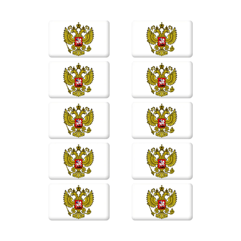 10pcs Epoxy UK United Kingdom Flag Sticker Car Interior Decoration Decal for Jaguar XE XF XJ Land Rover Range Rover Evoque Badge