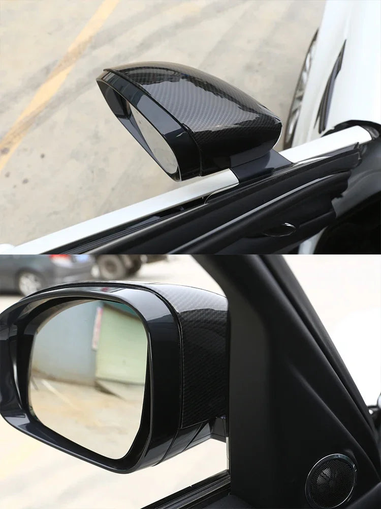 ABS Carbon Fiber For Range Rover Sport L494 2014-2017 ABS Plastic Side Rearview Mirror Cover Trim For Landrover Discovery 4 5