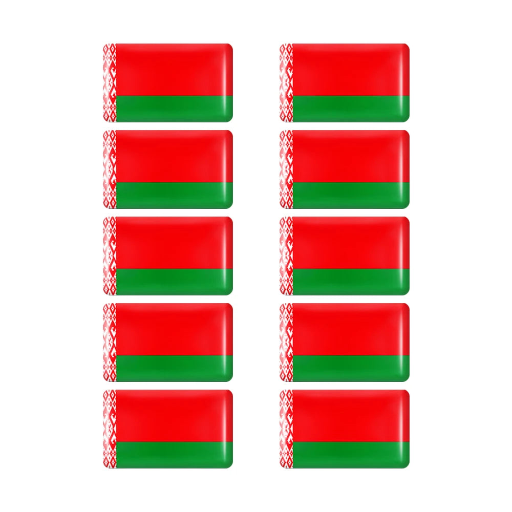 10pcs Epoxy UK United Kingdom Flag Sticker Car Interior Decoration Decal for Jaguar XE XF XJ Land Rover Range Rover Evoque Badge